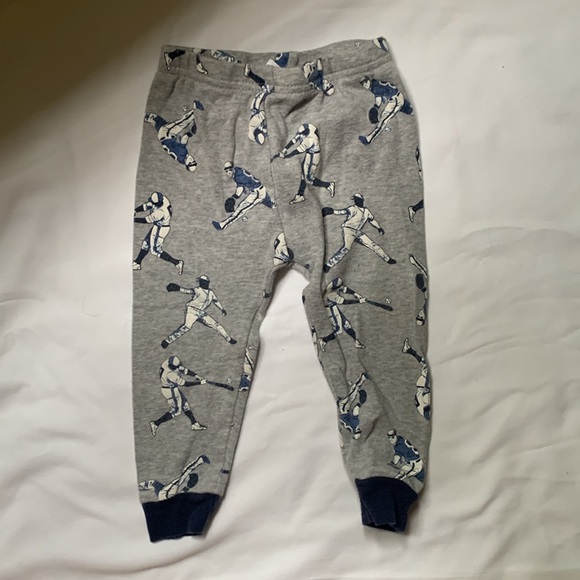 Carter’s 12 month baseball theme, pajamas - Picture 6 of 10